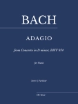 Bach: Adagio from Concerto in D minor, BWV 974 (Concerto d'après Marcello in D Minor) for Piano Solo