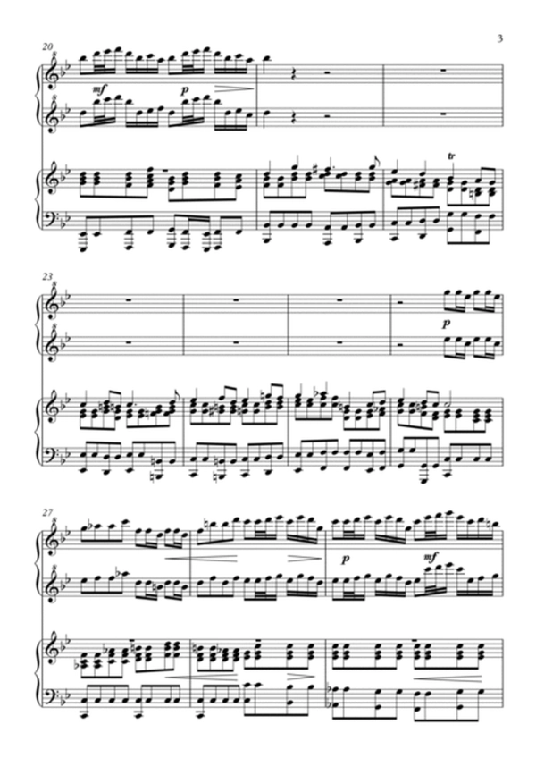 Sheep May Safely Graze (BWV 208) by JS Bach - arranged for Piano Duet