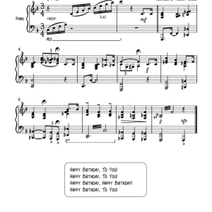 Jazz Piano: Happy Birthday To You (Jazz/Blues/Gospel) - Traditional