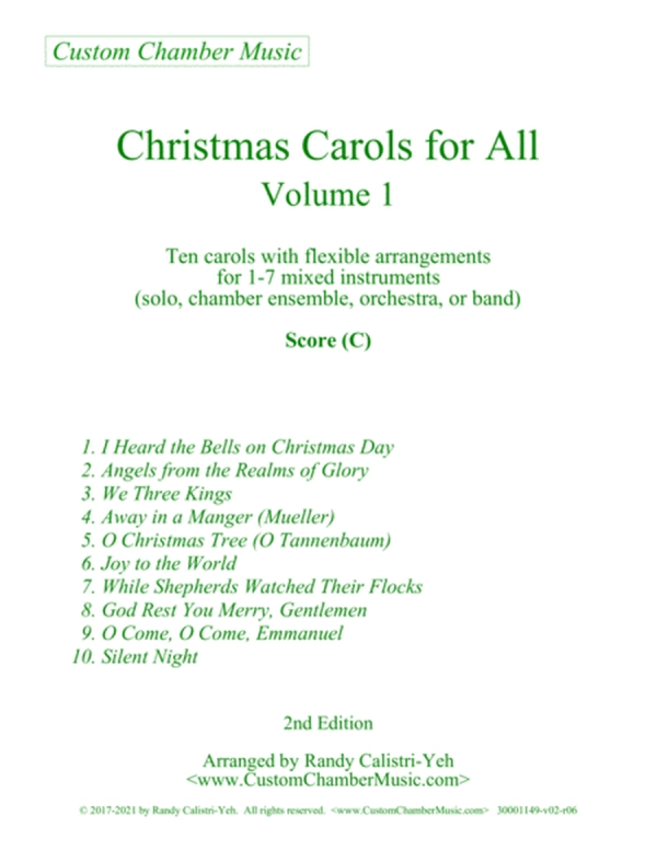 Christmas Carols for All, Volume 1 (Flexible Ensemble)