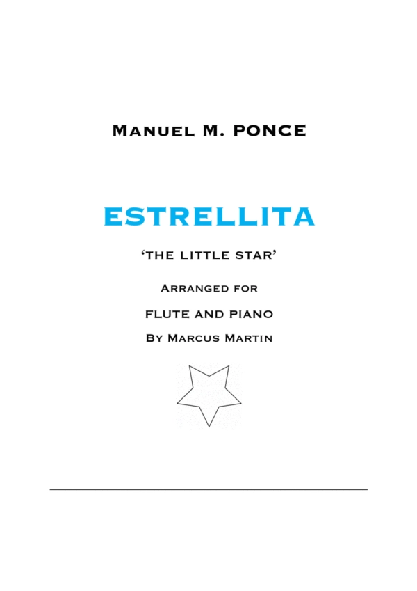 Estrellita for Flute and Piano