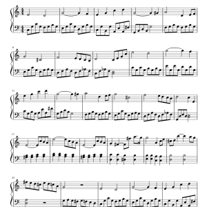 Beethoven's Pathétique Sonata, 2nd movement (easy C major)