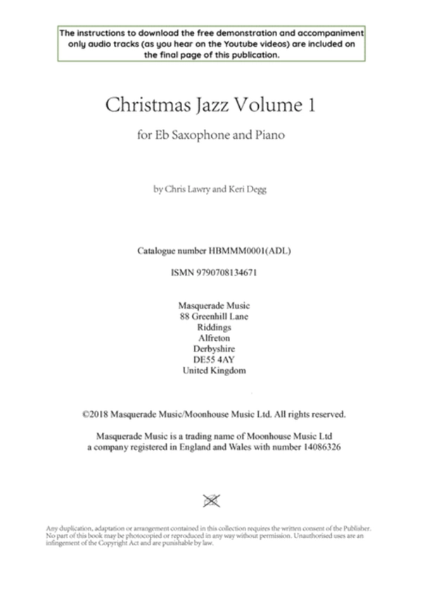 Christmas Jazz Volume 1 Eb saxophone. Chris Lawry & Keri Degg