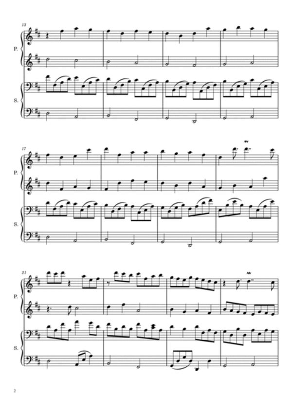 Canon in D - Piano Duet - For Four Hand -J.Pachelbel