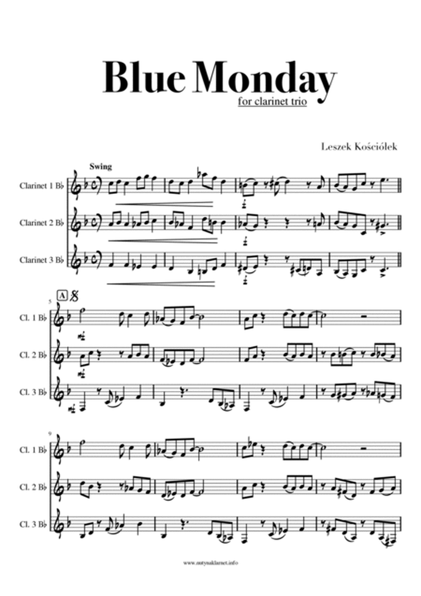Blue Monday (clarinet trio)