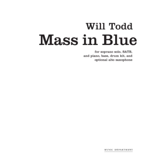 Mass in Blue