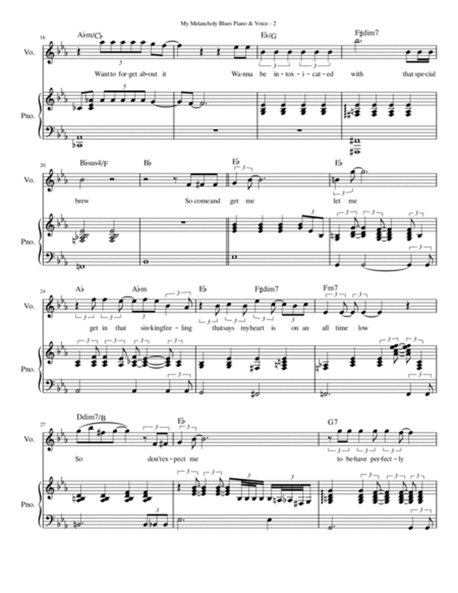 My Melancholy Blues