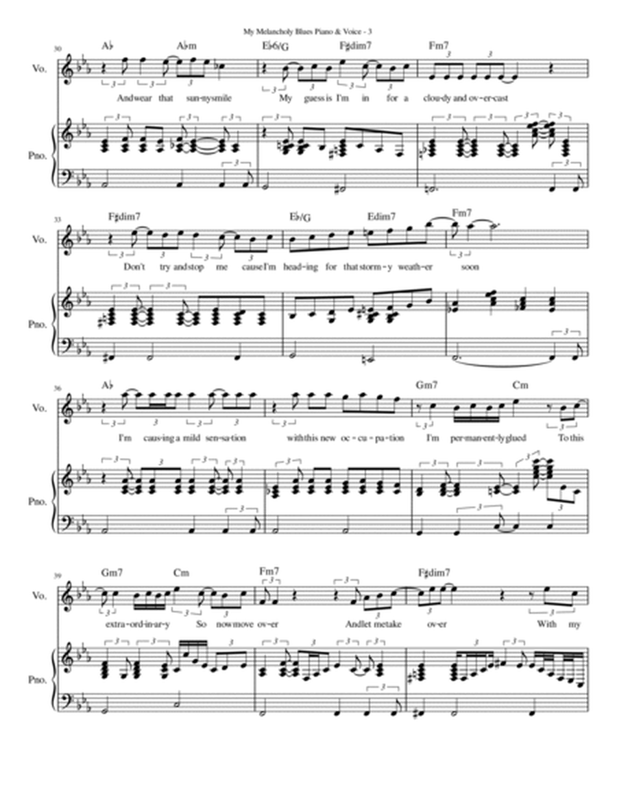 My Melancholy Blues
